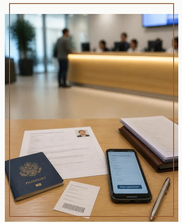 Запись в визовый центр в Кохме для подачи документов