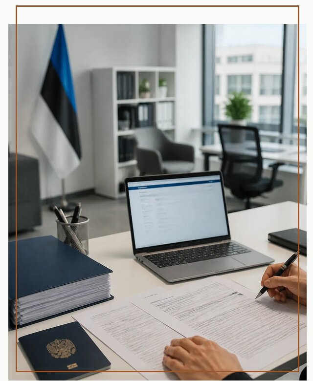 Оформление ВНЖ в Эстонии для переезда и легального проживания в Кохме