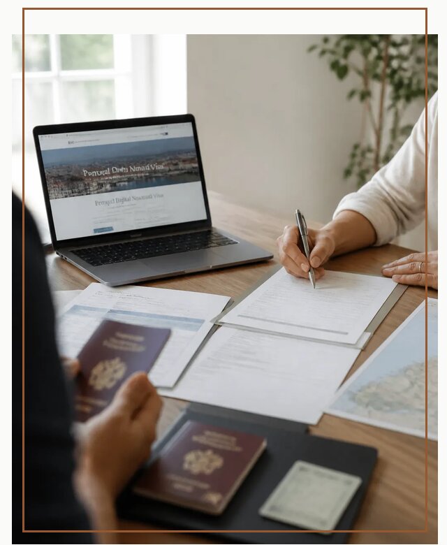 Оформление Digital Nomad и ВНЖ Португалии в Кохме