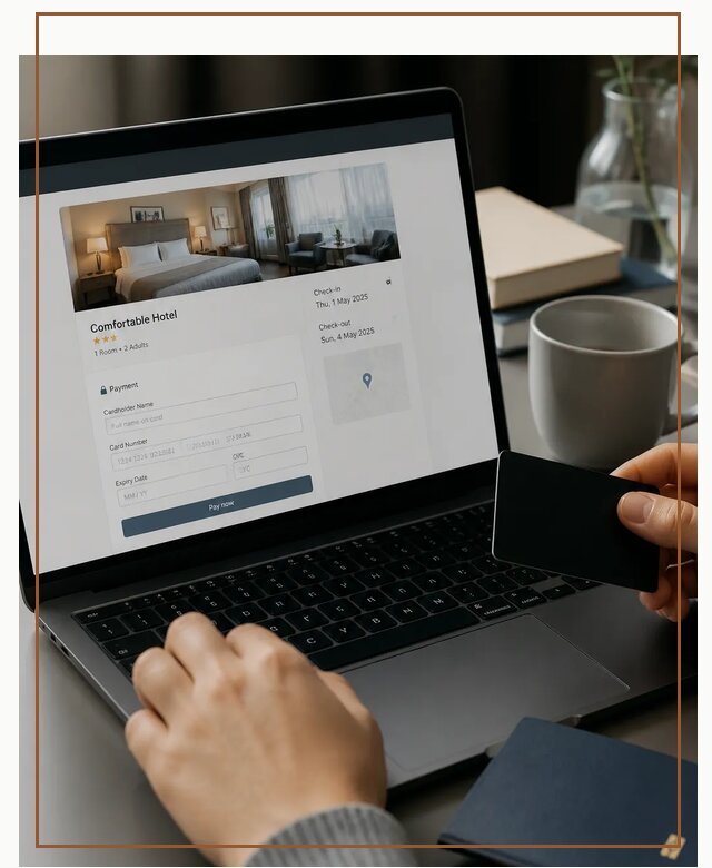 Оплата бронирования Booking в Кохме по цене от 4675 р. | Гиперактив-Кхм