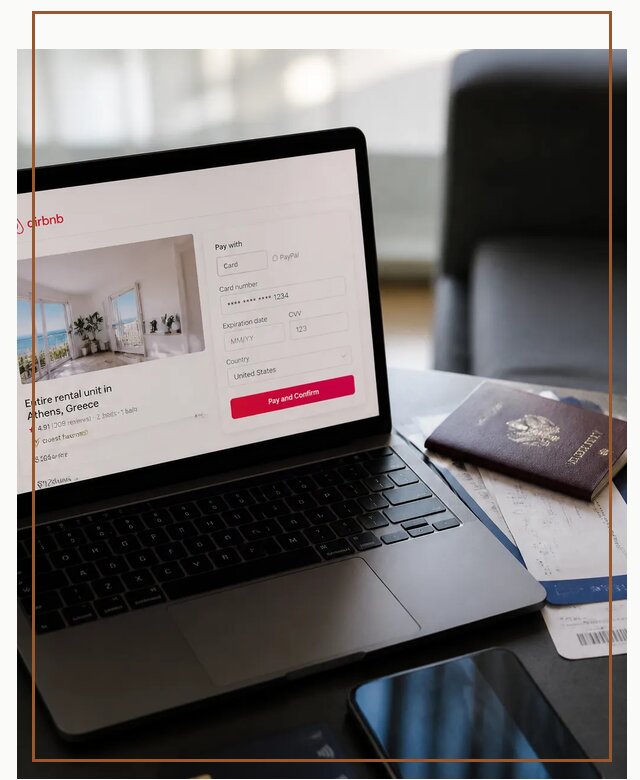 Оплата бронирования Airbnb онлайн для проживания в Кохме